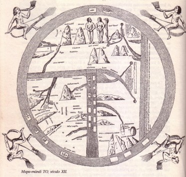 Mapa-Mundi em "T O", século XII
